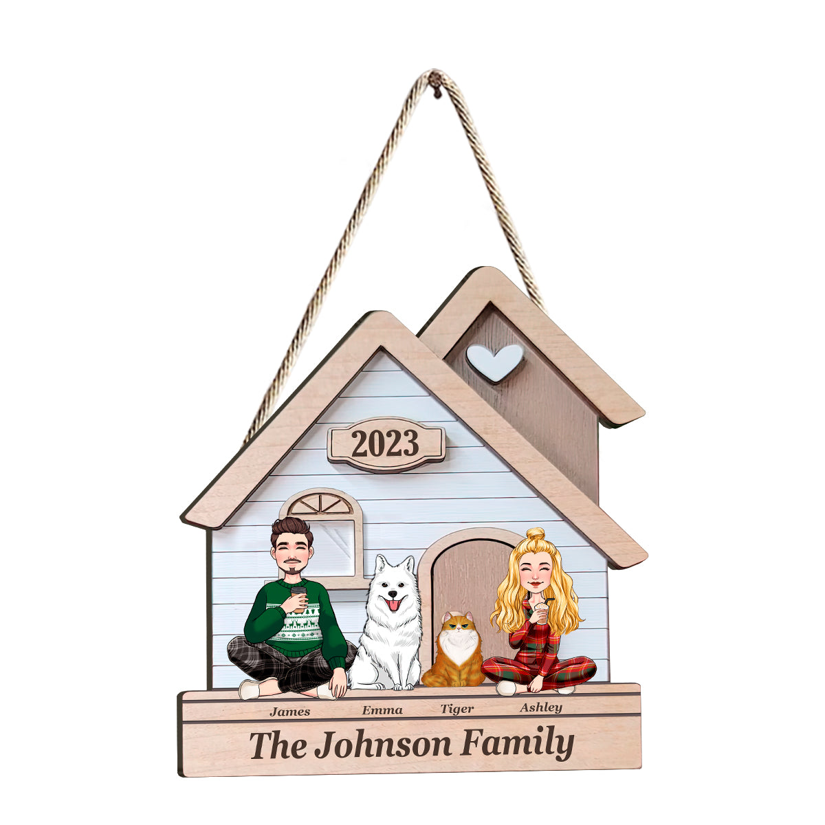 C'est nous - Panneau en bois personnalisé pour mari et femme