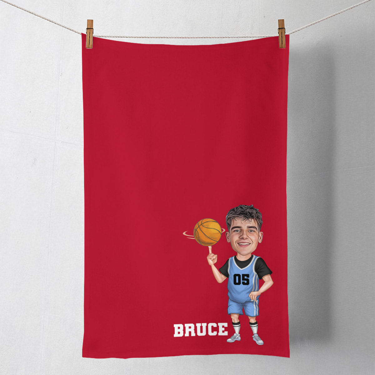 Serviette de sport - Serviette de basketball personnalisée