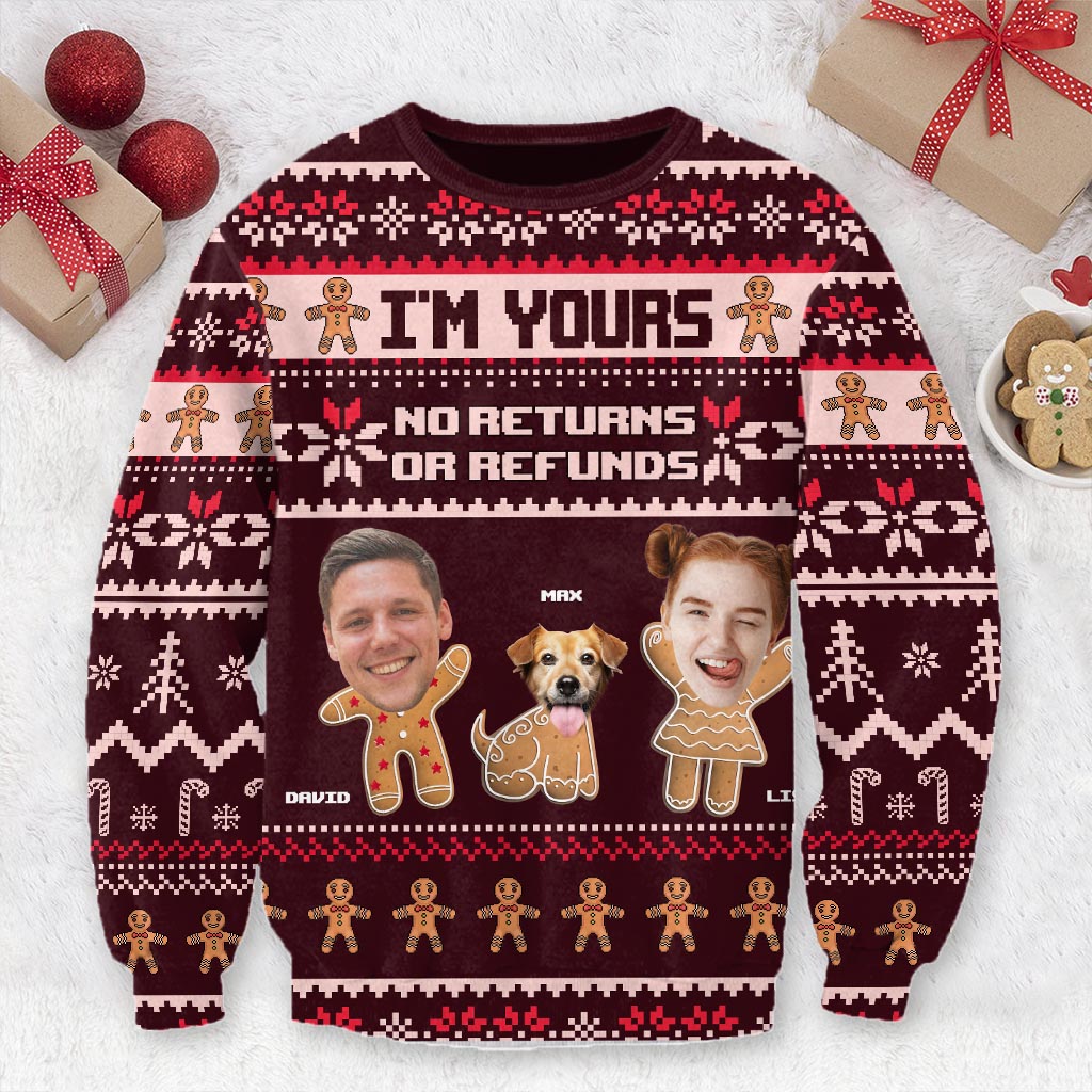 Je suis à toi - Pull moche personnalisé pour couple