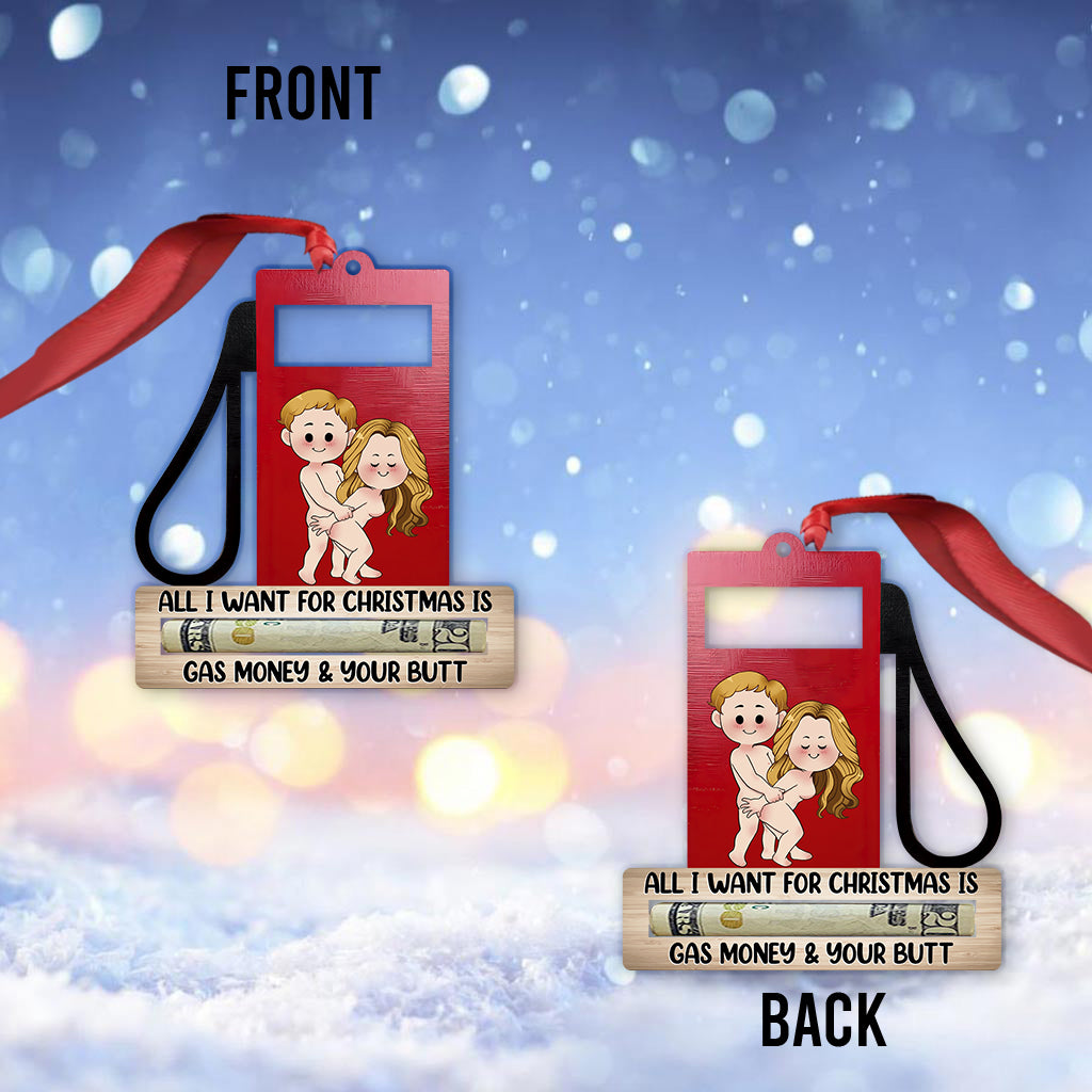 Tout ce que je veux pour Noël - cadeau pour mari, petit ami, femme, petite amie - Ornement personnalisé