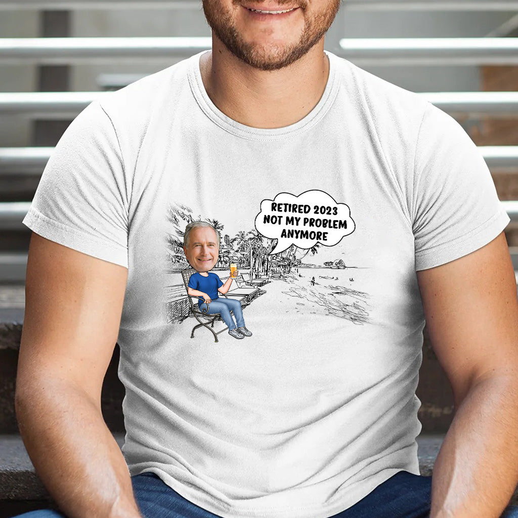 Ce n'est plus mon problème - T-shirt et sweat à capuche personnalisés pour retraités