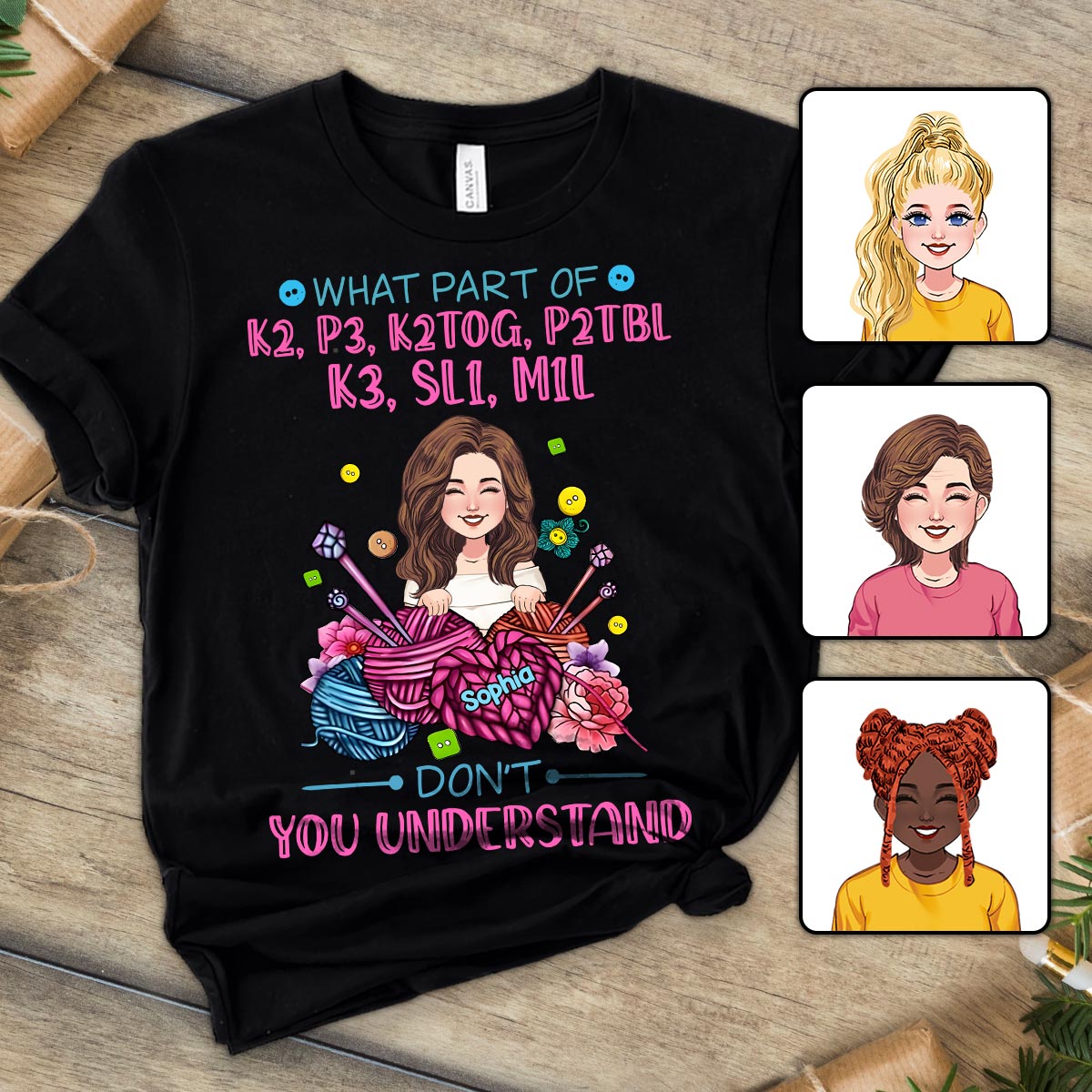 Tu ne comprends pas ? - T-shirt et sweat à capuche tricotés personnalisés