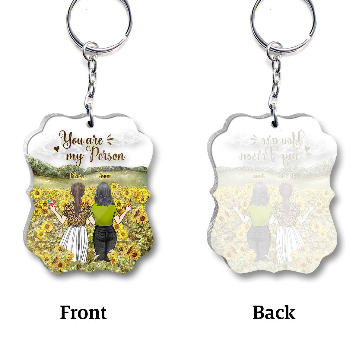 Meilleure amie pour toujours - Cadeau pour ma sœur - Porte-clés personnalisé