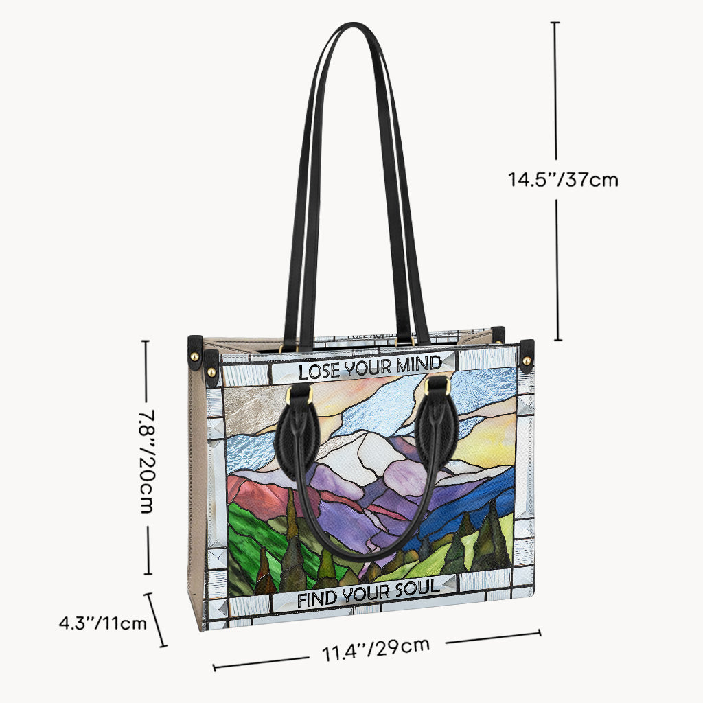 Perdez la tête - Sac à main de randonnée en cuir