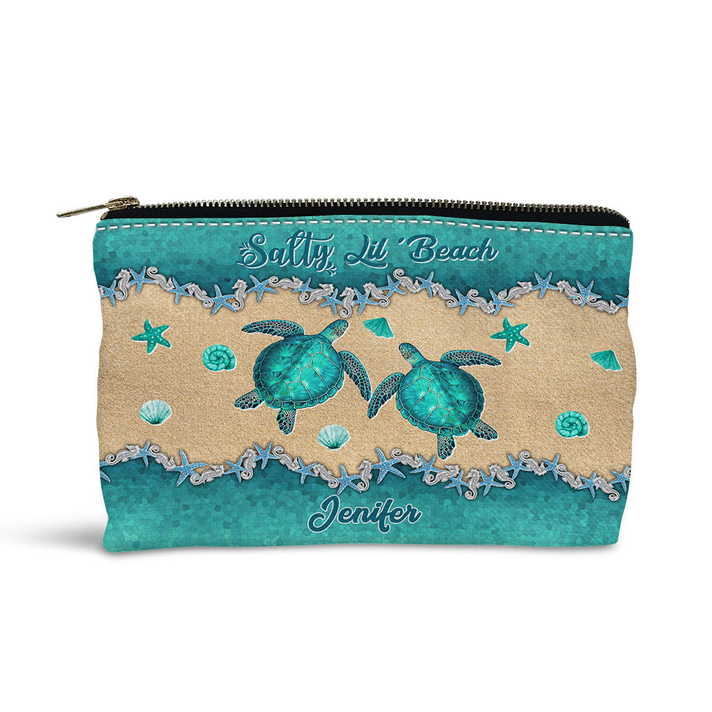 Salty Lil' Beach - Pochette tortue personnalisée