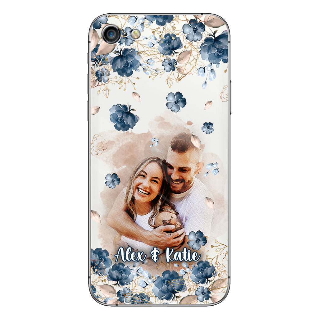 Floral Phone Case - Personalized Clear Phone Case