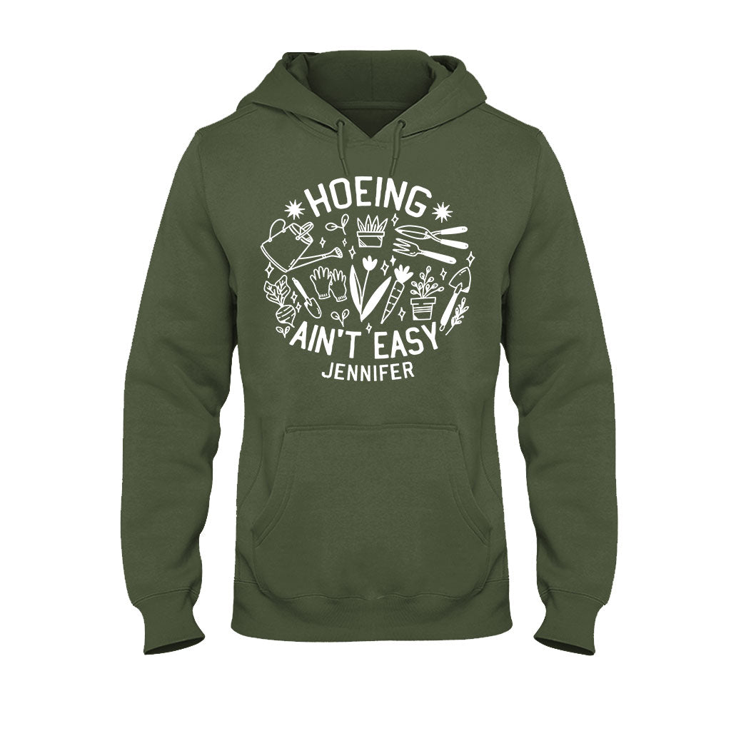 Le binage, c'est pas facile ! – T-shirt et sweat à capuche personnalisés sur le thème du jardinage
