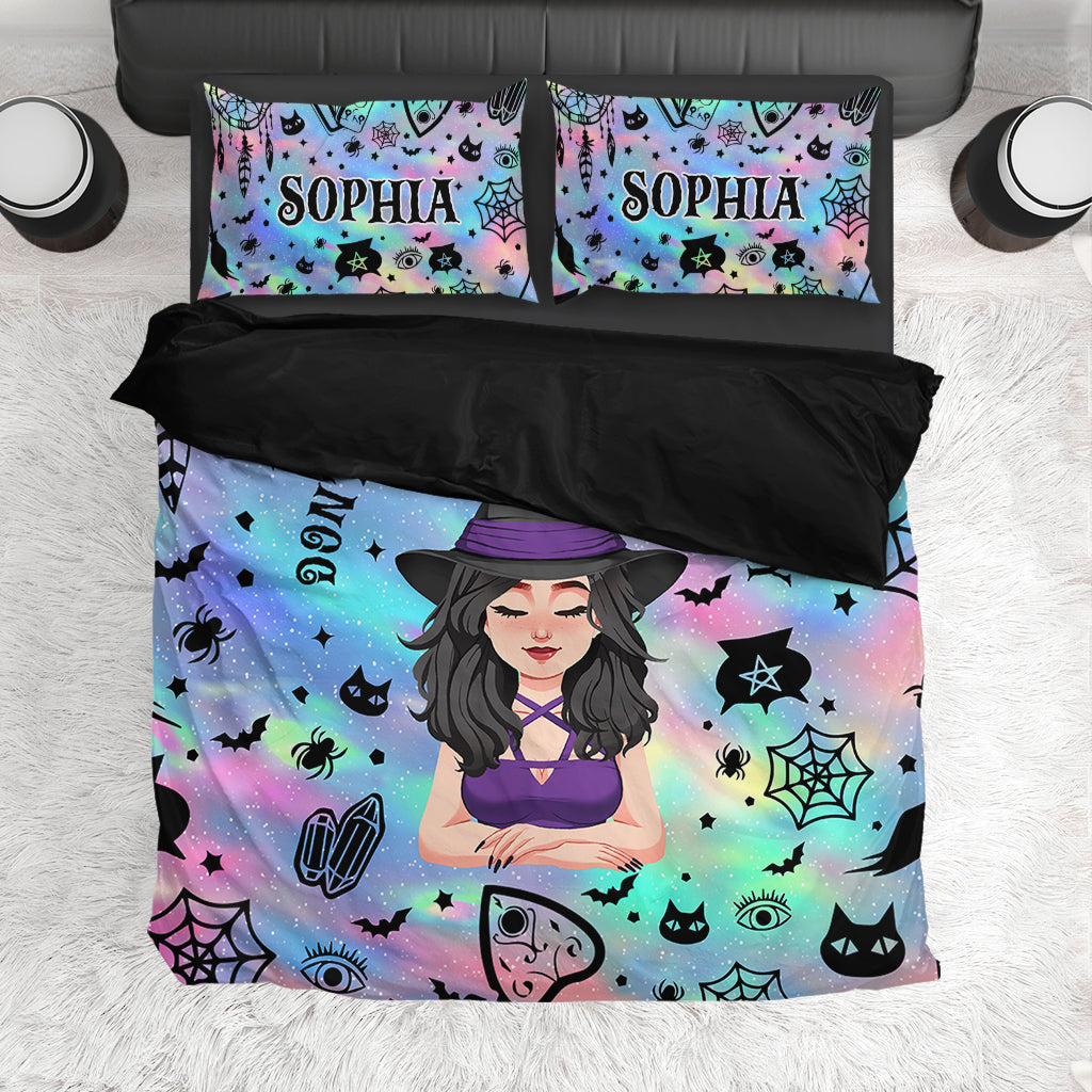 Don't F With My Energy - Personalized Witch Bedding Set