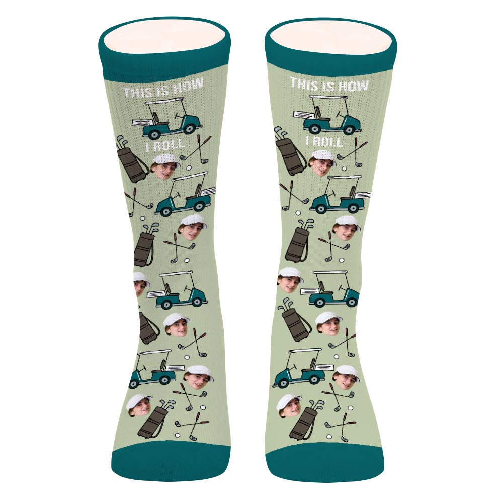 Voici mon style - Chaussettes de golf personnalisées