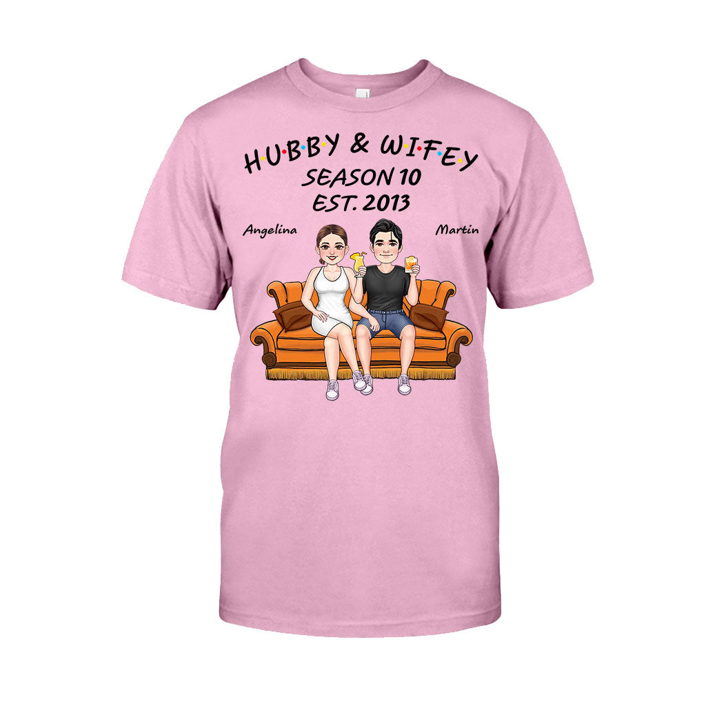 T-shirt et sweat à capuche personnalisés « Mari et Femme »