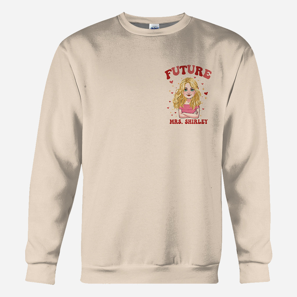 À l'époque de mes fiançailles - cadeau de mariage pour la mariée - T-shirt personnalisé intégralement