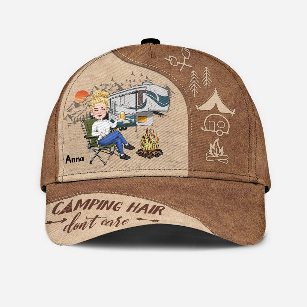 Coiffure de camping, on s'en fiche ! - Casquette de camping classique personnalisée