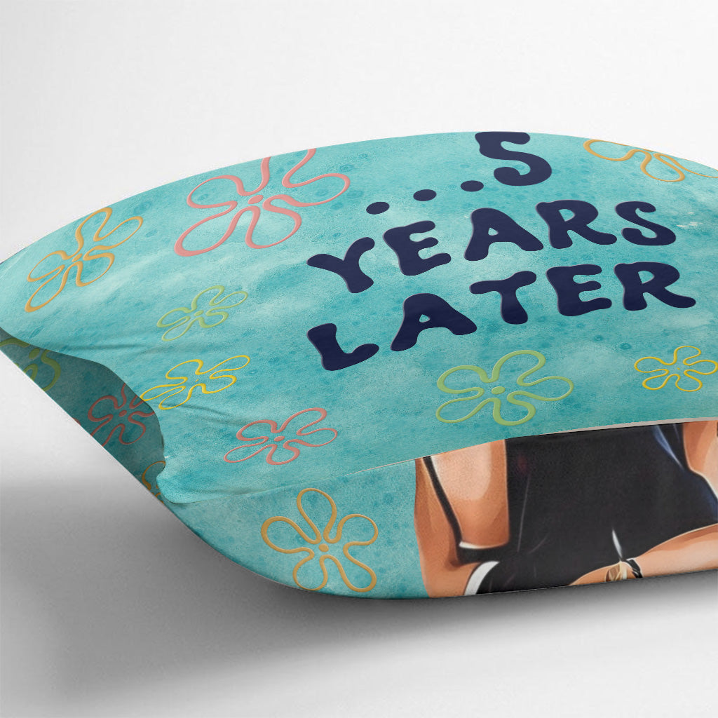 Des années plus tard - Coussin décoratif personnalisé pour couple