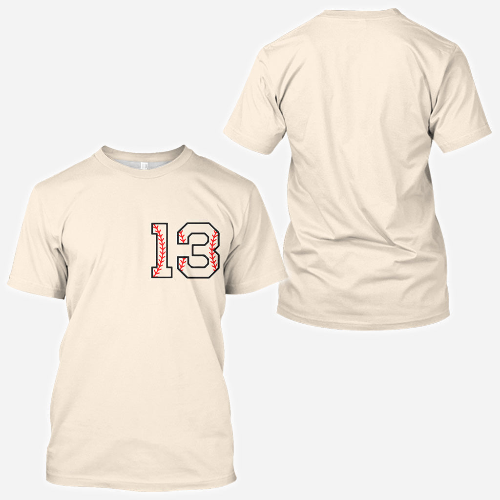 T-shirt personnalisé « À mon époque baseball » - T-shirt intégral baseball