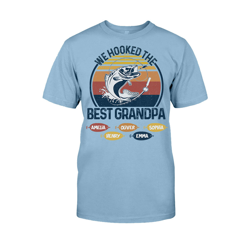 Nous avons trouvé le meilleur papa pêcheur, grand-père ! - Cadeau de pêche pour papa et grand-père - T-shirt et sweat à capuche personnalisés