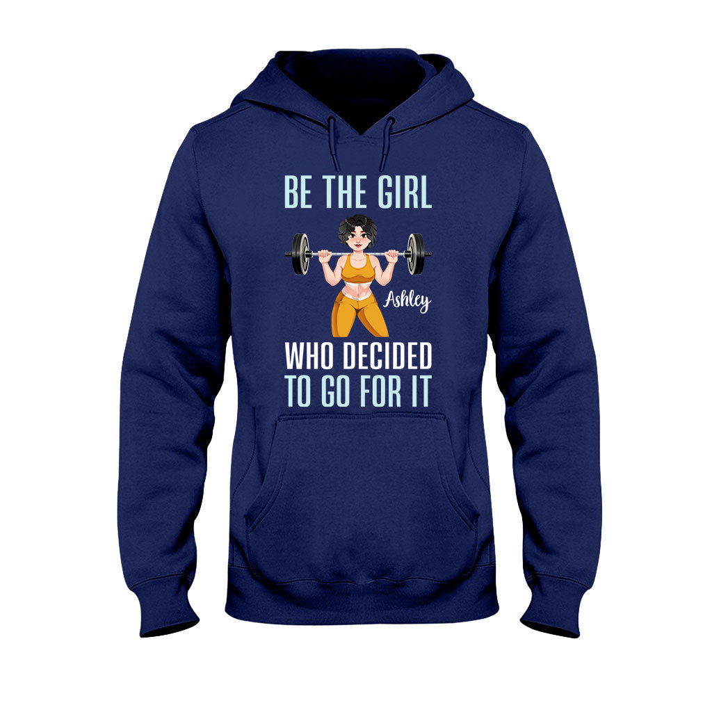 She Decided To Go For It - Personalized Fitness T-shirt And Hoodie