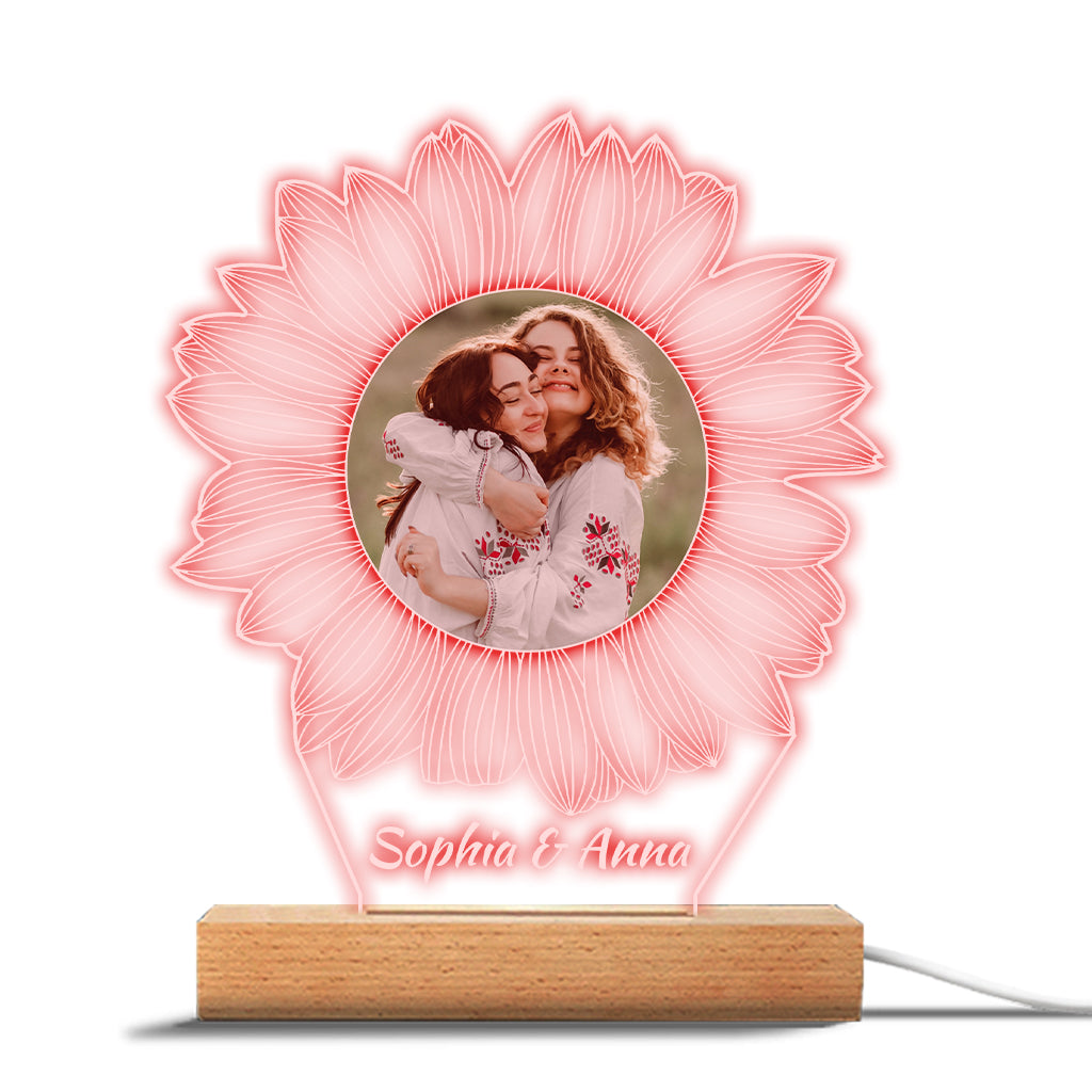 Tu es mon rayon de soleil - Cadeau pour maman, grand-mère, sœur, fille, fils, frère, grand-père, papa, épouse, époux, ami(e) - Plaque lumineuse personnalisée