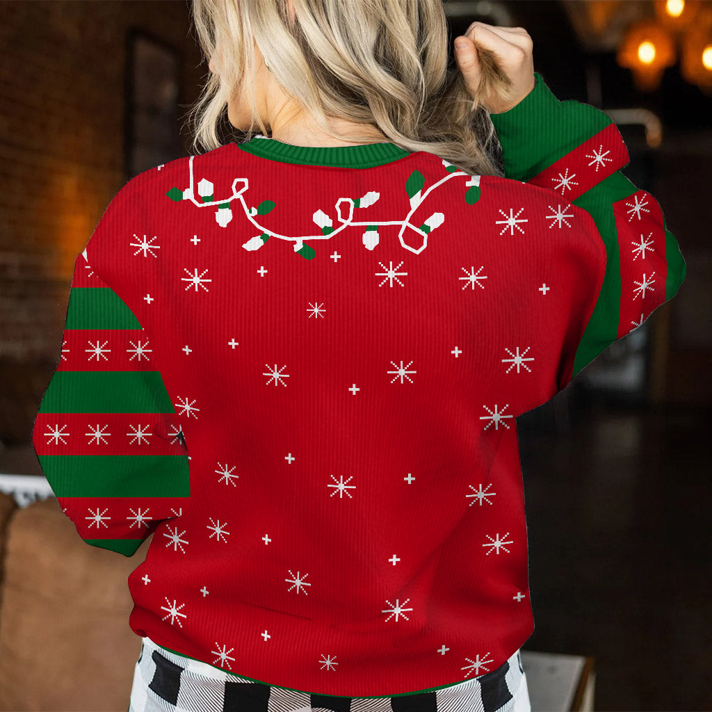 Pull de Noël Santa Claws - Chat personnalisé