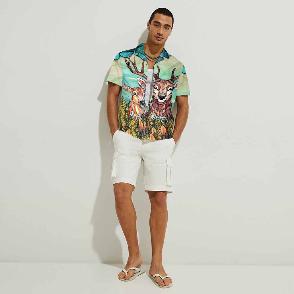 Toi et moi, on gère ! - Chemise hawaïenne de chasse personnalisée