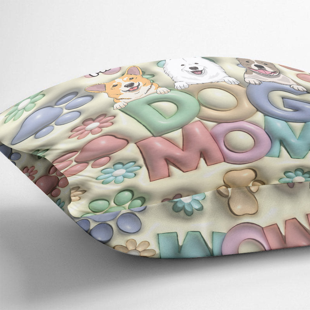 Maman de chien - Coussin décoratif personnalisé pour chien