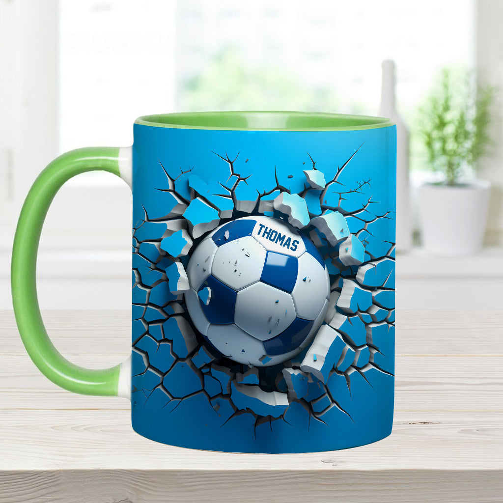 Un super mug de foot personnalisé