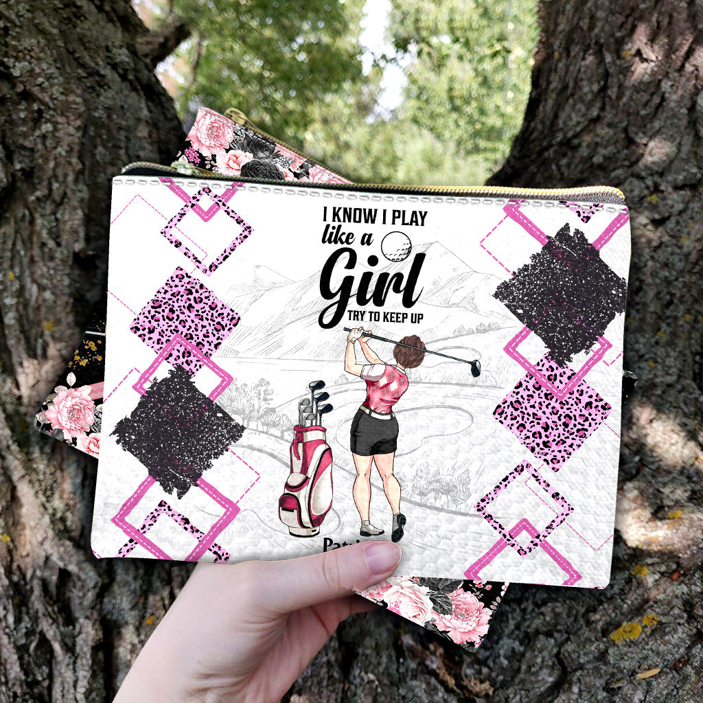 Cours de golf - Cadeau de golf pour elle, petite amie, épouse, fille - Pochette personnalisée