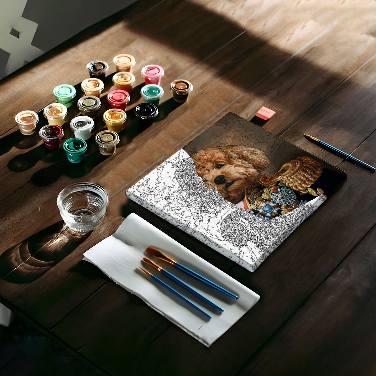 Royal Pets - Kit de peinture par numéros personnalisé pour chien