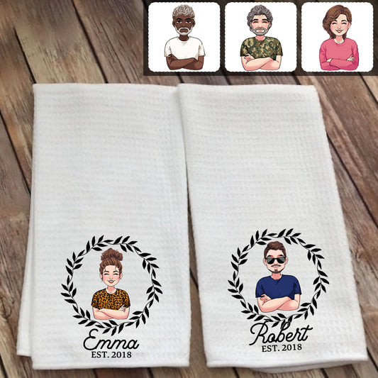 New Home New Life - Personalized Housewarming Golf Towel