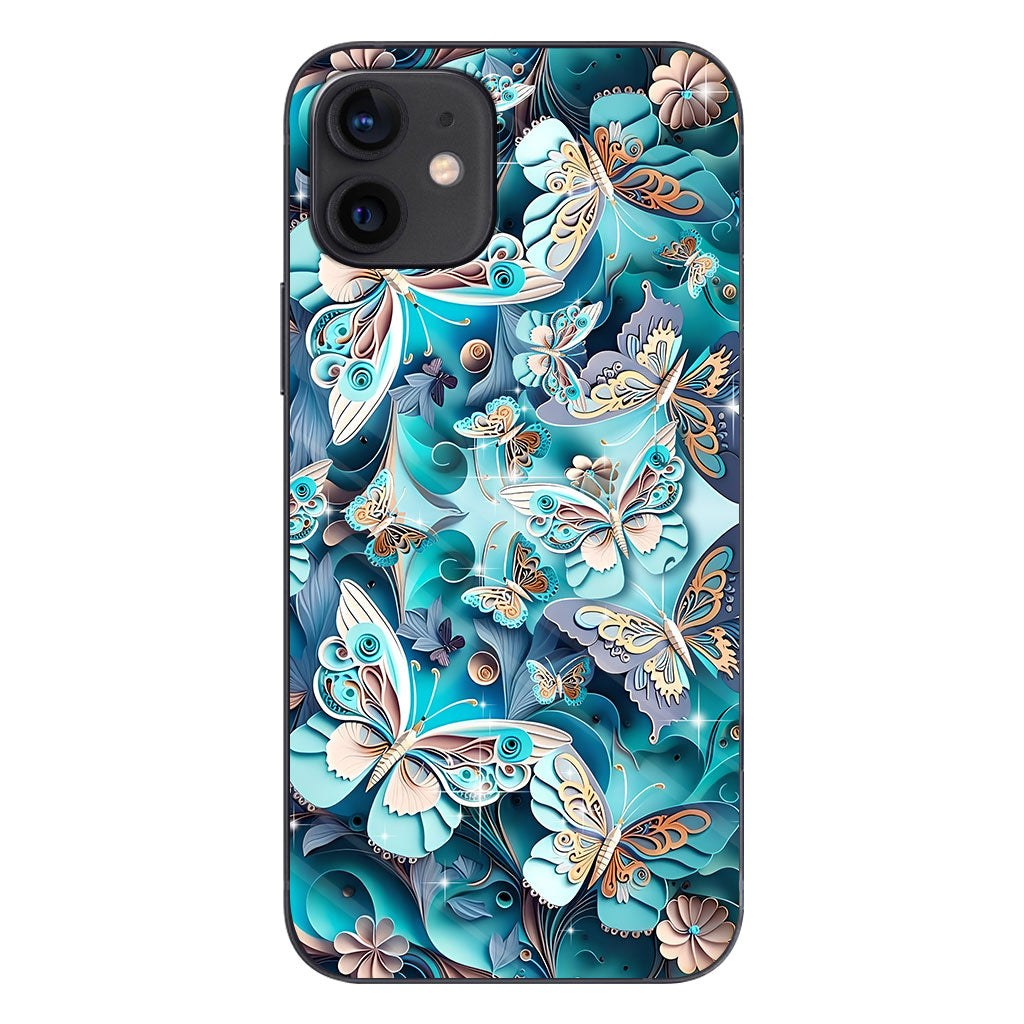 Coque de téléphone Papillons Amoureux - Coque de téléphone Papillon