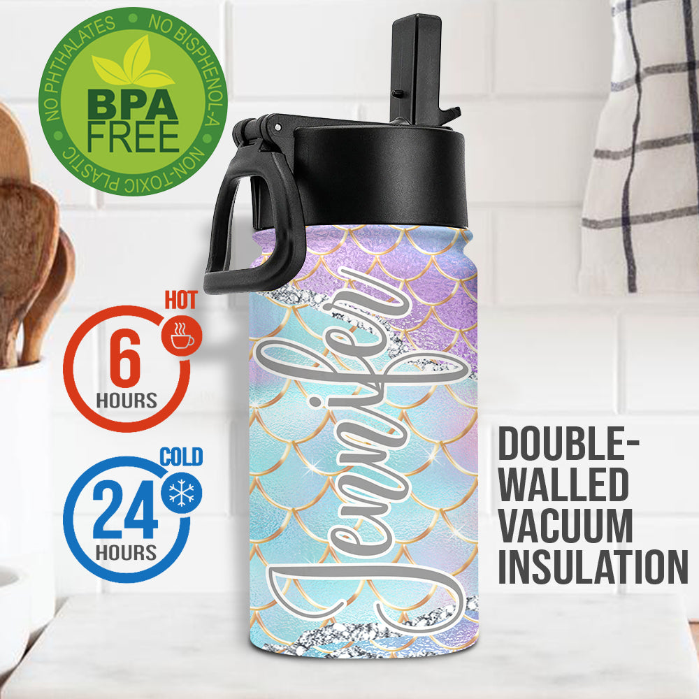 La Petite Sirène - Gourde personnalisée pour toute la famille et les enfants