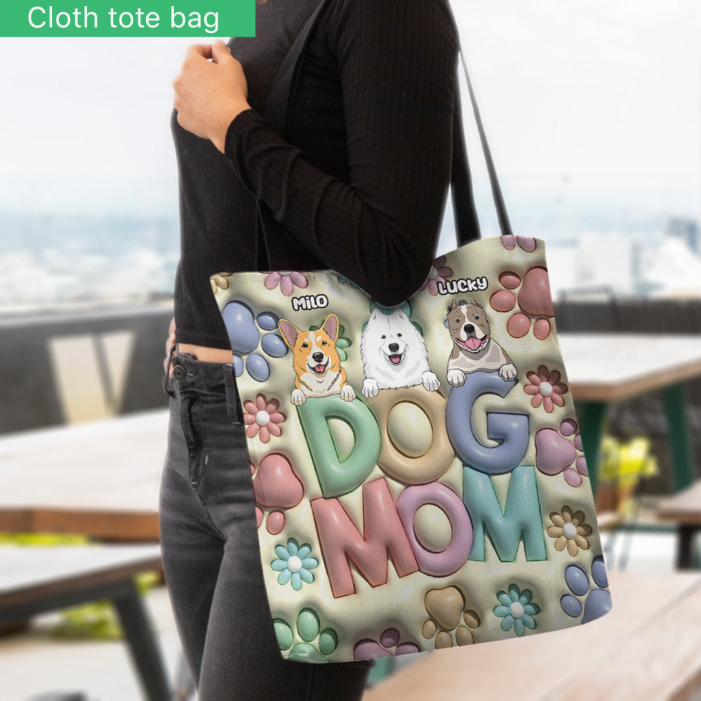 Dog Mom - Personalized Dog Tote Bag