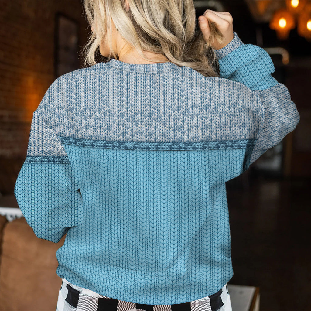 Meilleure grand-mère du monde - Pull moche personnalisé pour grand-mère