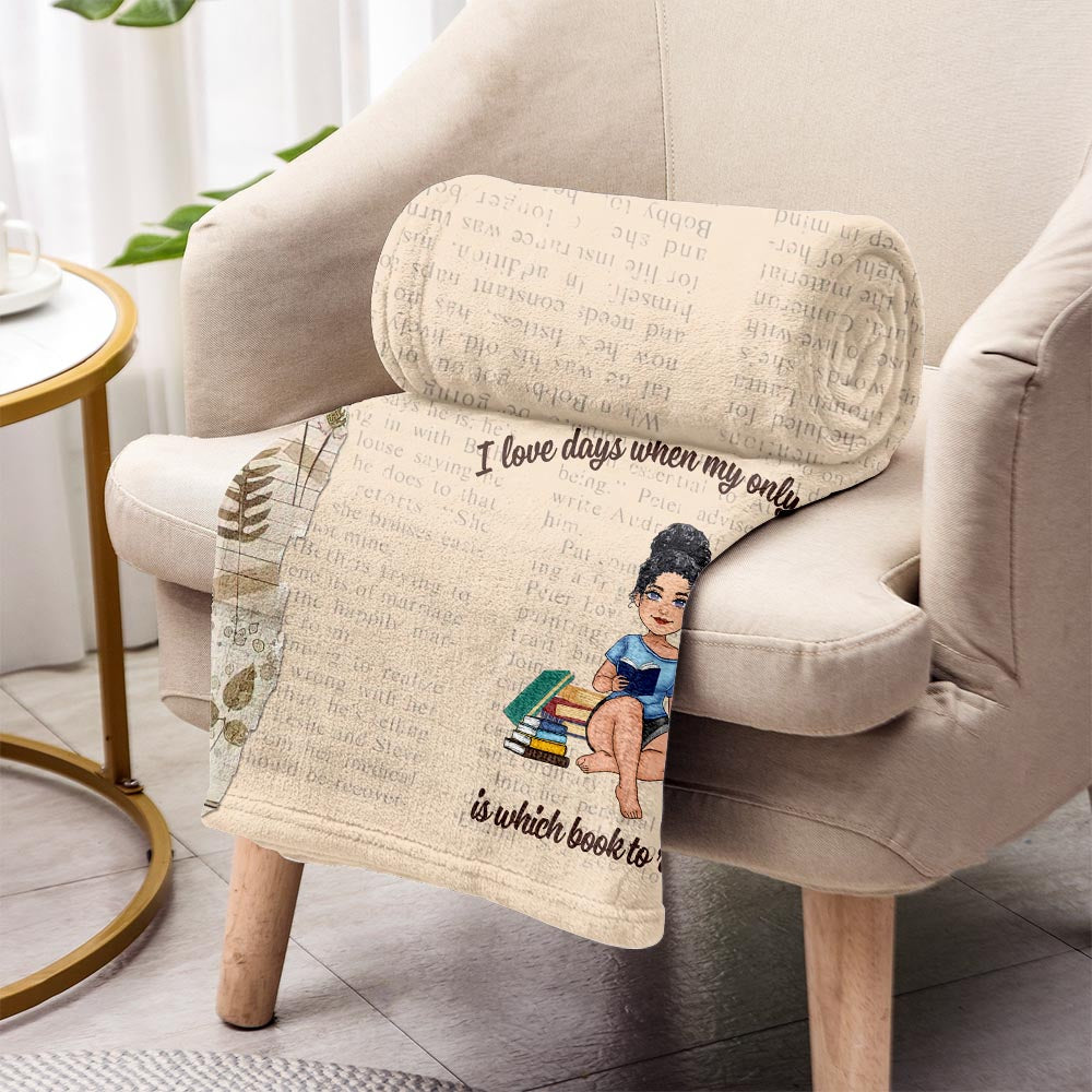 Voici ma couverture de lecture - Cadeau de lecture pour maman, fille, petite amie, épouse - Couverture personnalisée