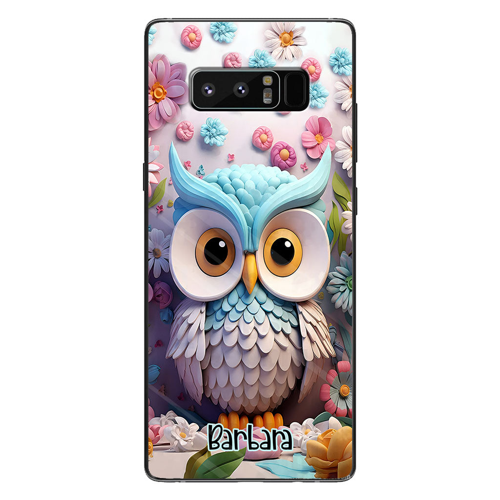 Cool Owl - Personalized Owl Phone Case