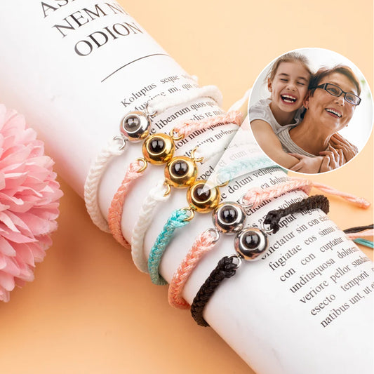 Bracelet à projection personnalisé pour petite-fille - Chérie