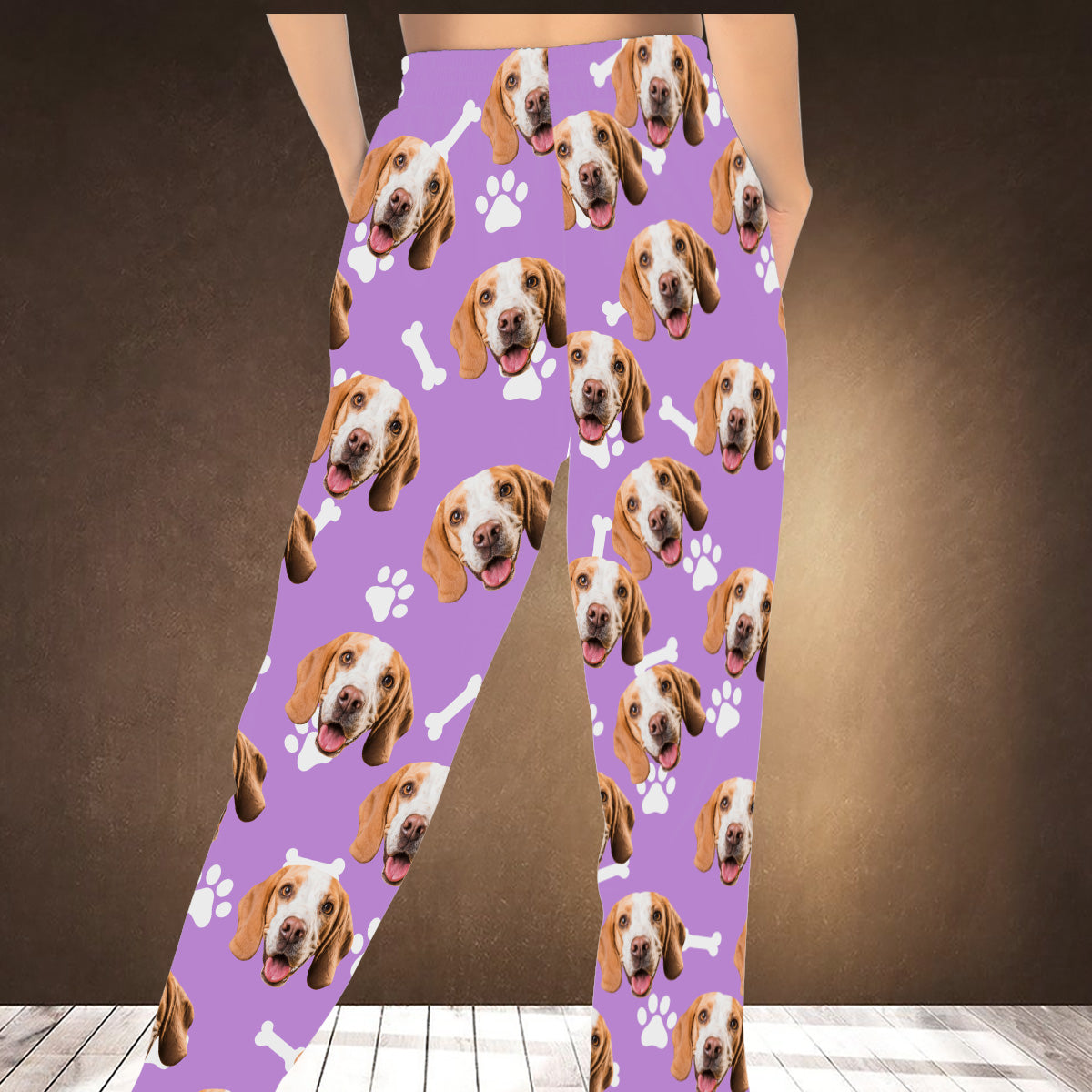 Custom Pet Photo Unisex Sweatpants - Gift for dog lovers - Personalized Unisex Sweatpants