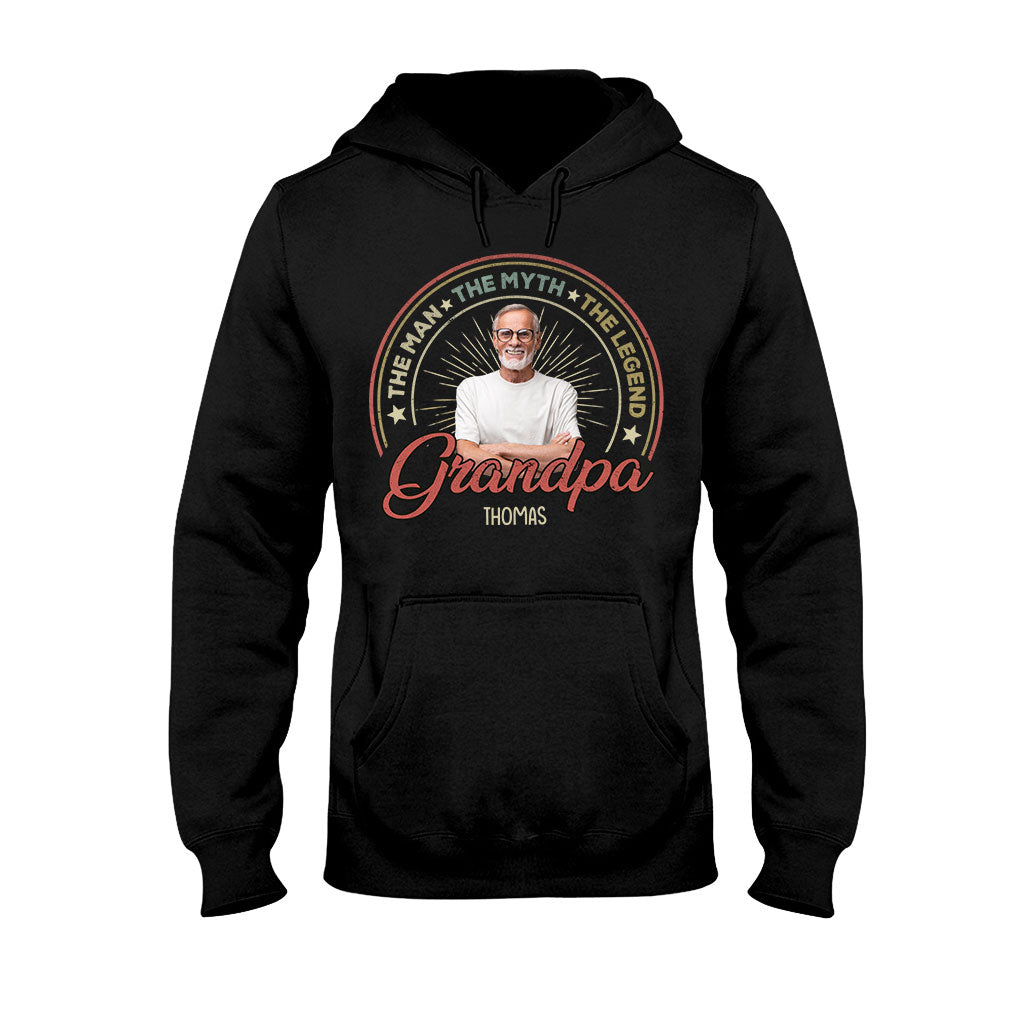 The Man The Myth The Legend - Gift for dad, grandpa - Personalized T-shirt And Hoodie