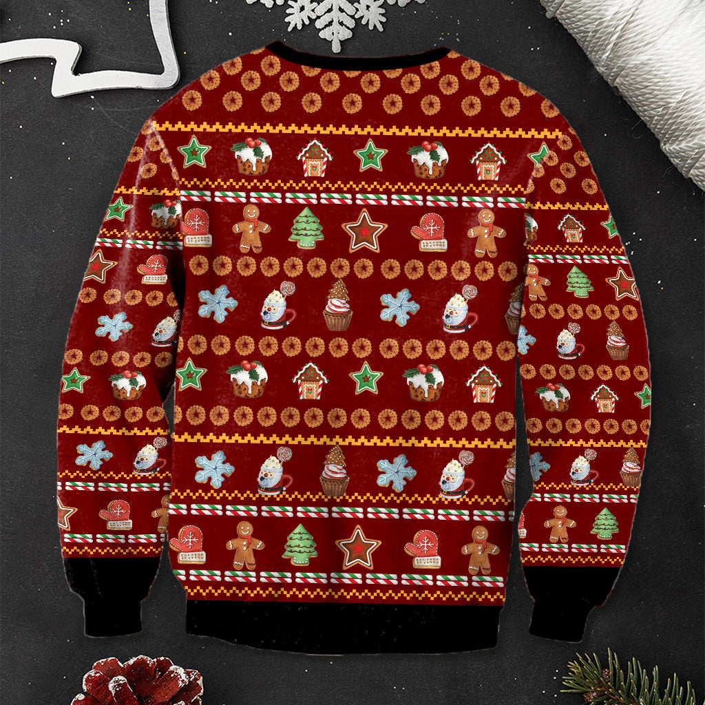 C'est la saison des bêtises ! - Pull moche personnalisé pour couple