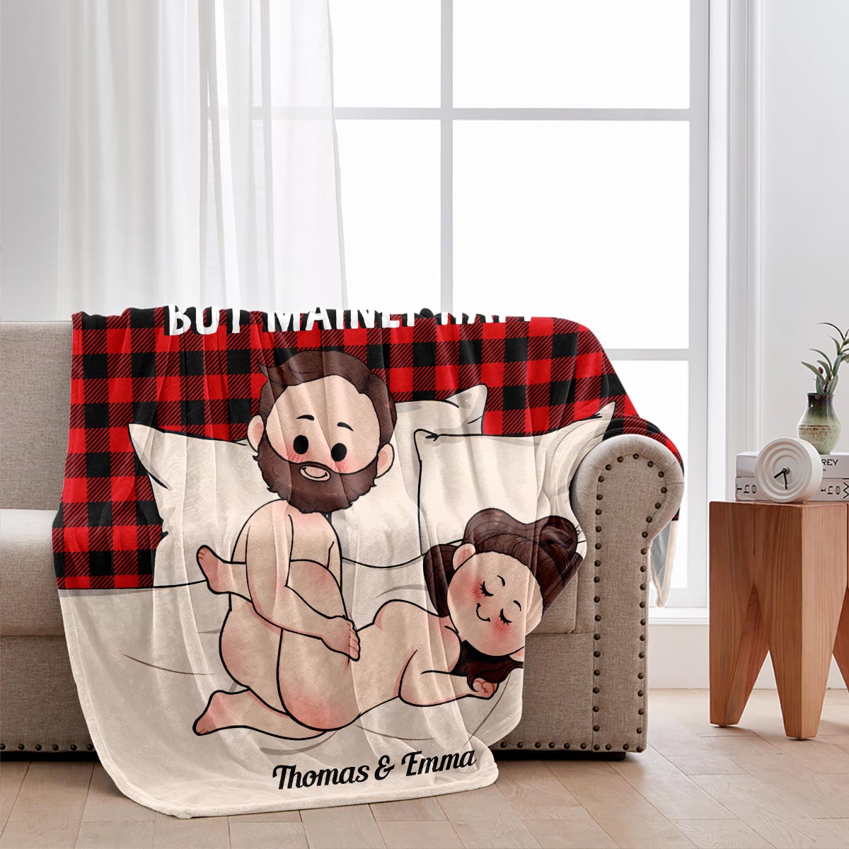 J'aime tes fesses - Couverture personnalisée pour couple