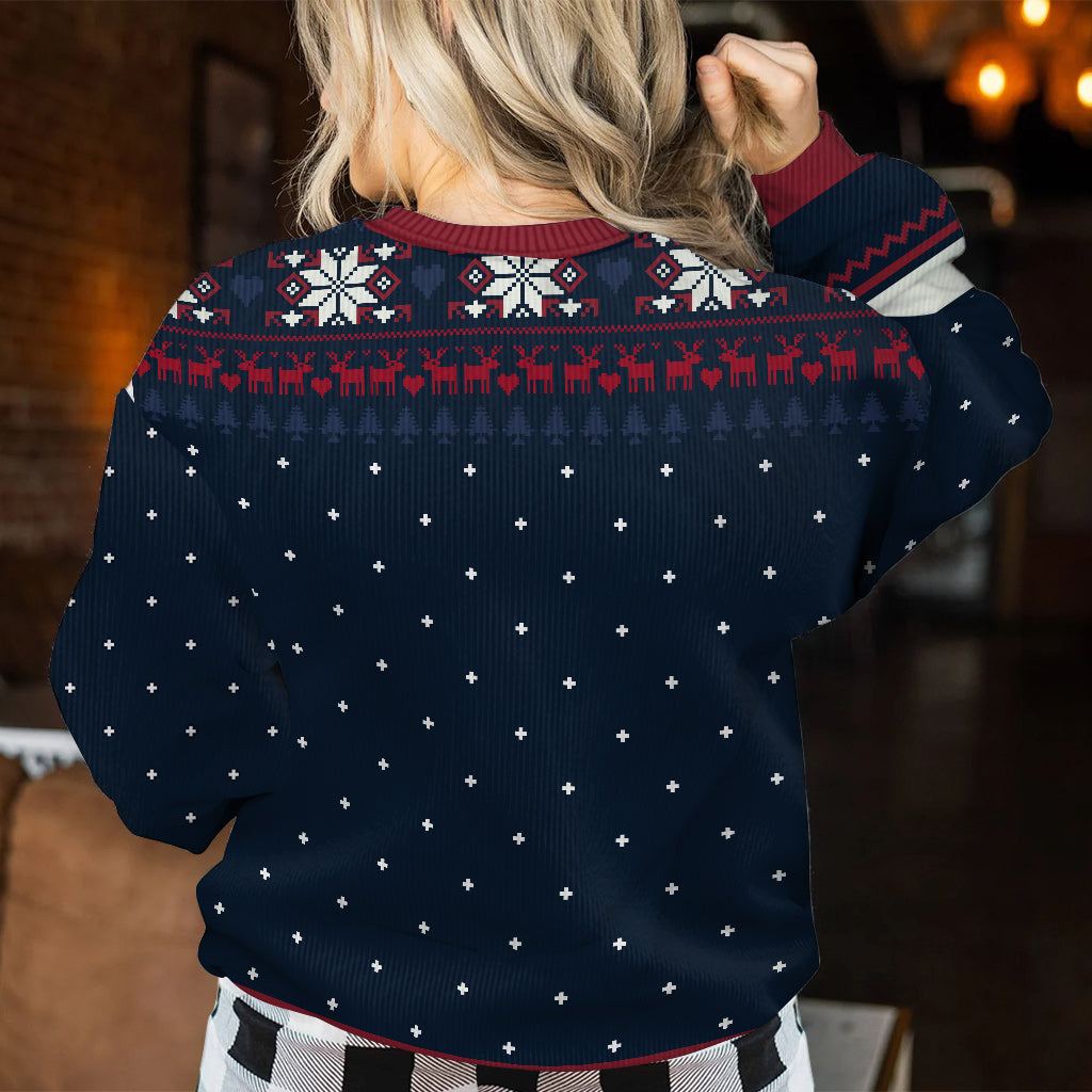 Pull moche personnalisé Gigi Claus - Mamie