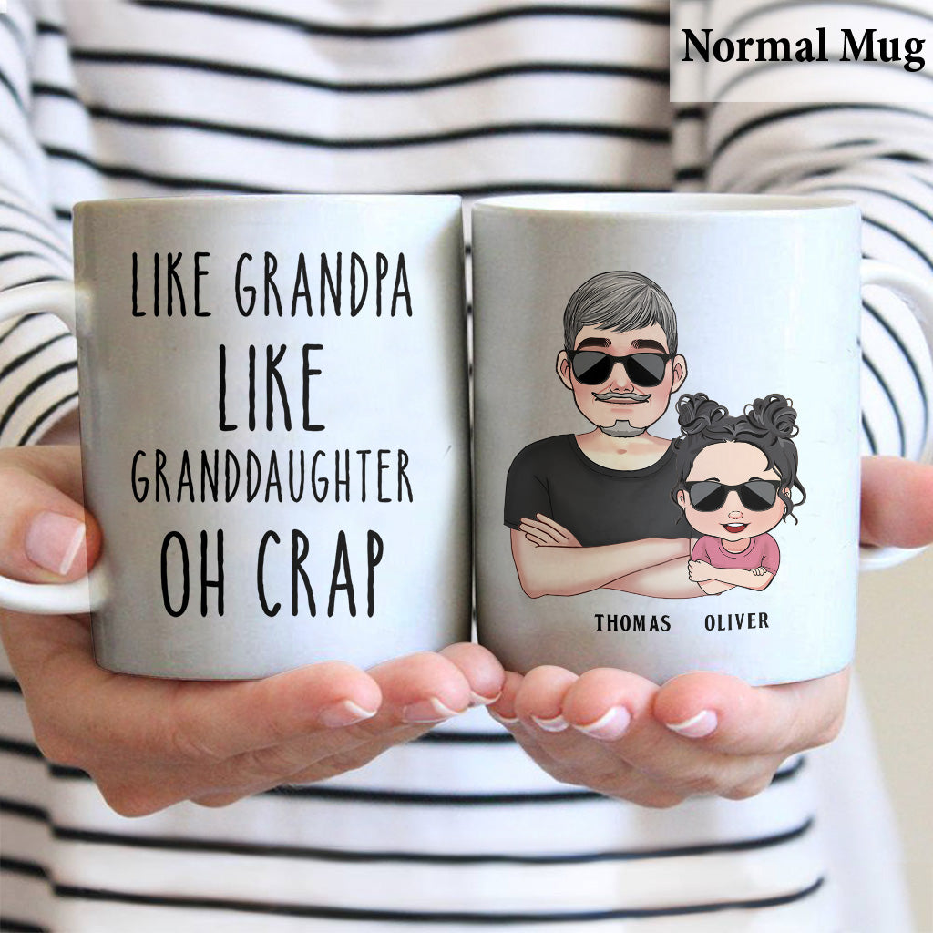 Tel père, tel fils - Cadeau pour papa, papa, fils - Mug personnalisé
