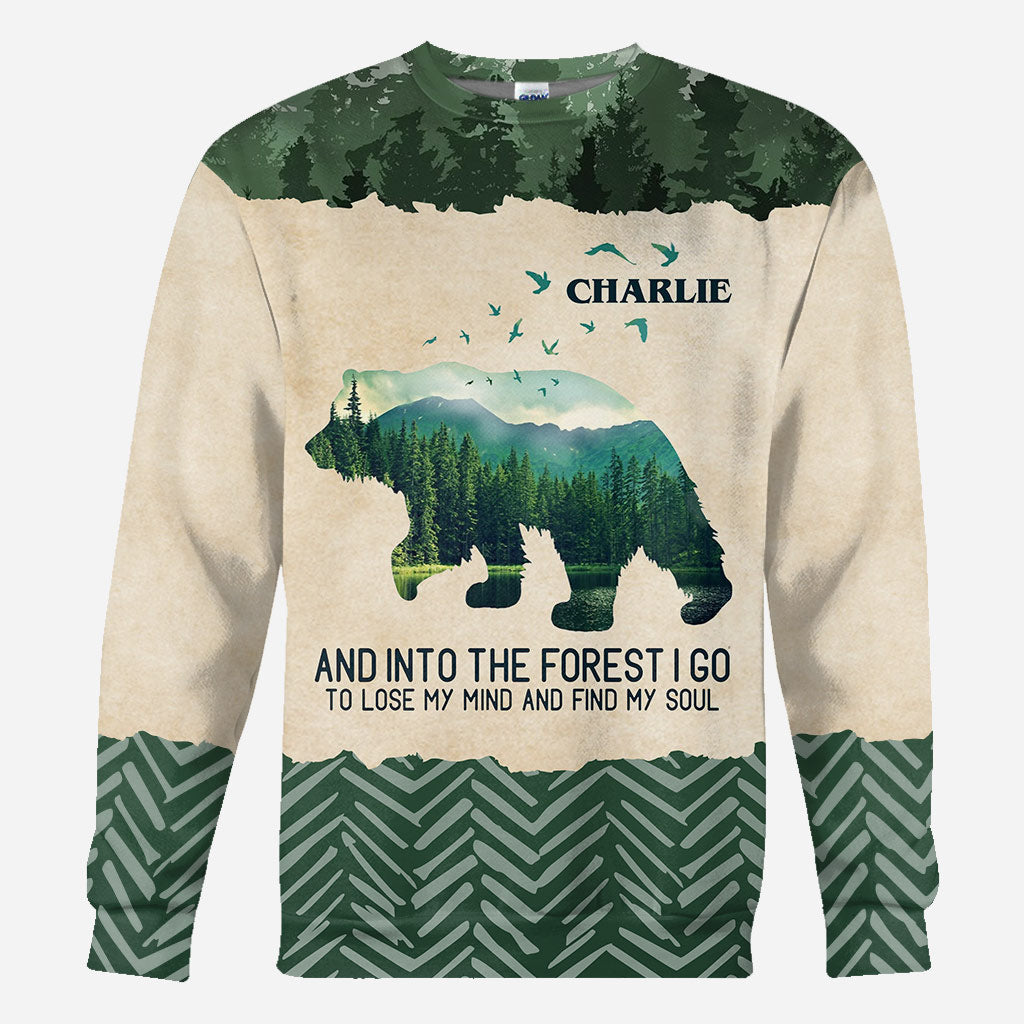 J'adore le camping - T-shirt de camping personnalisé intégral