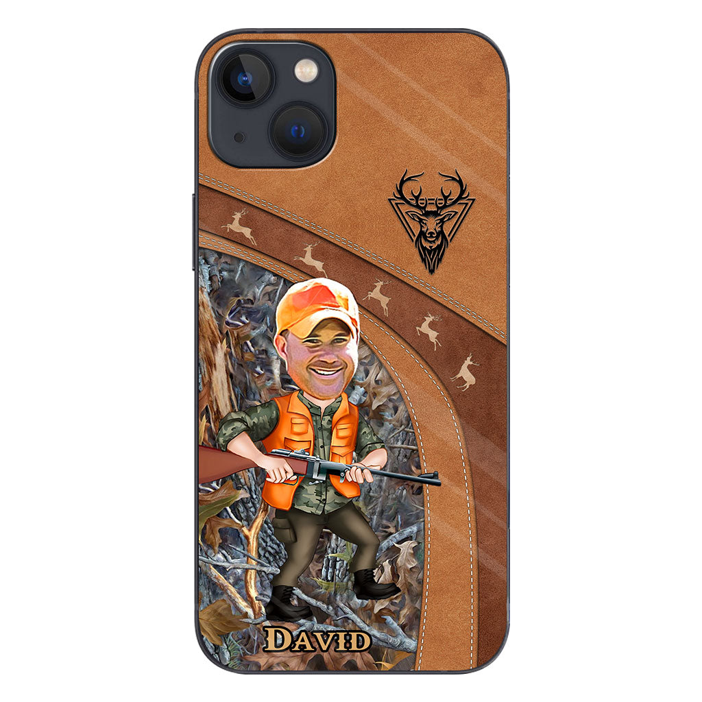 Coque de téléphone personnalisée sur le thème de la chasse avec photo humoristique intégrée - Coque de téléphone humoristique sur le thème de la chasse