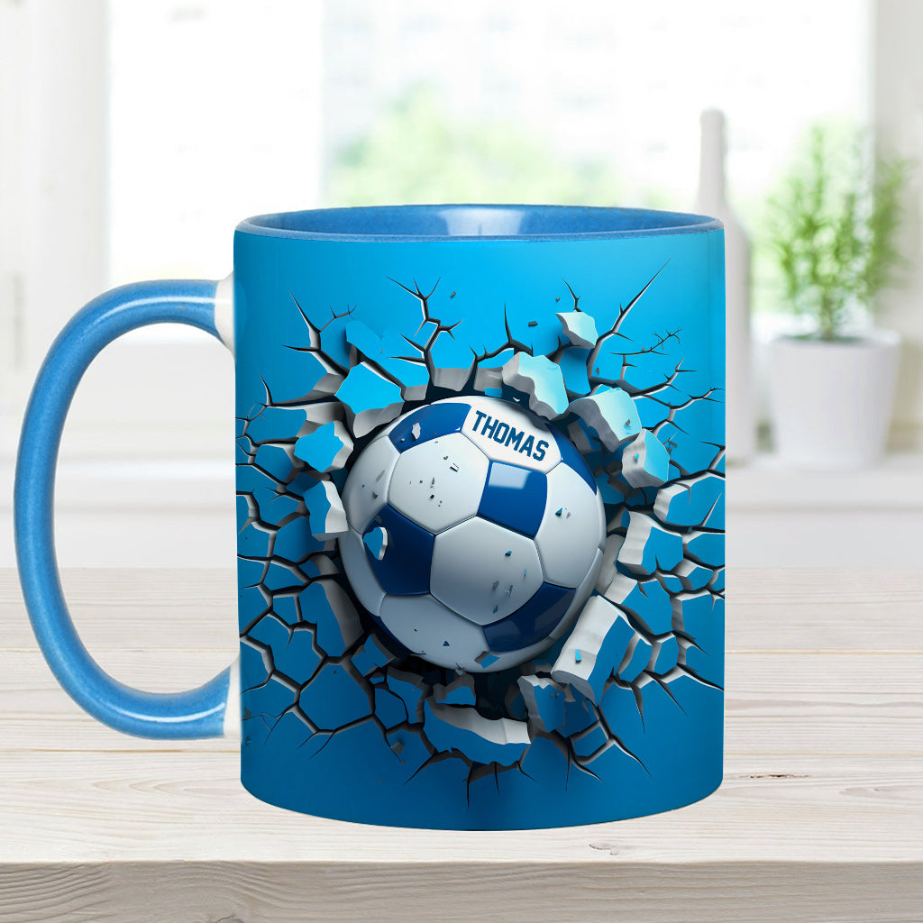 Un super mug de foot personnalisé