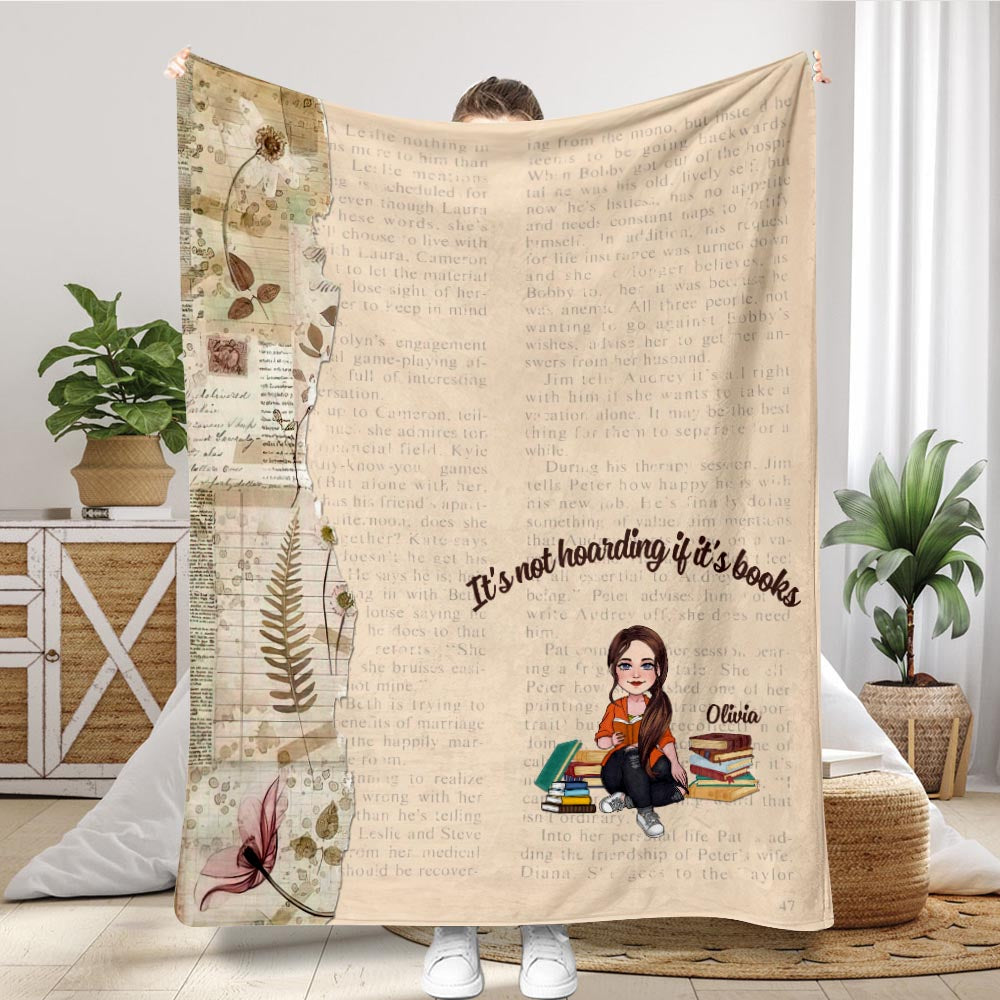 Voici ma couverture de lecture - Cadeau de lecture pour maman, fille, petite amie, épouse - Couverture personnalisée