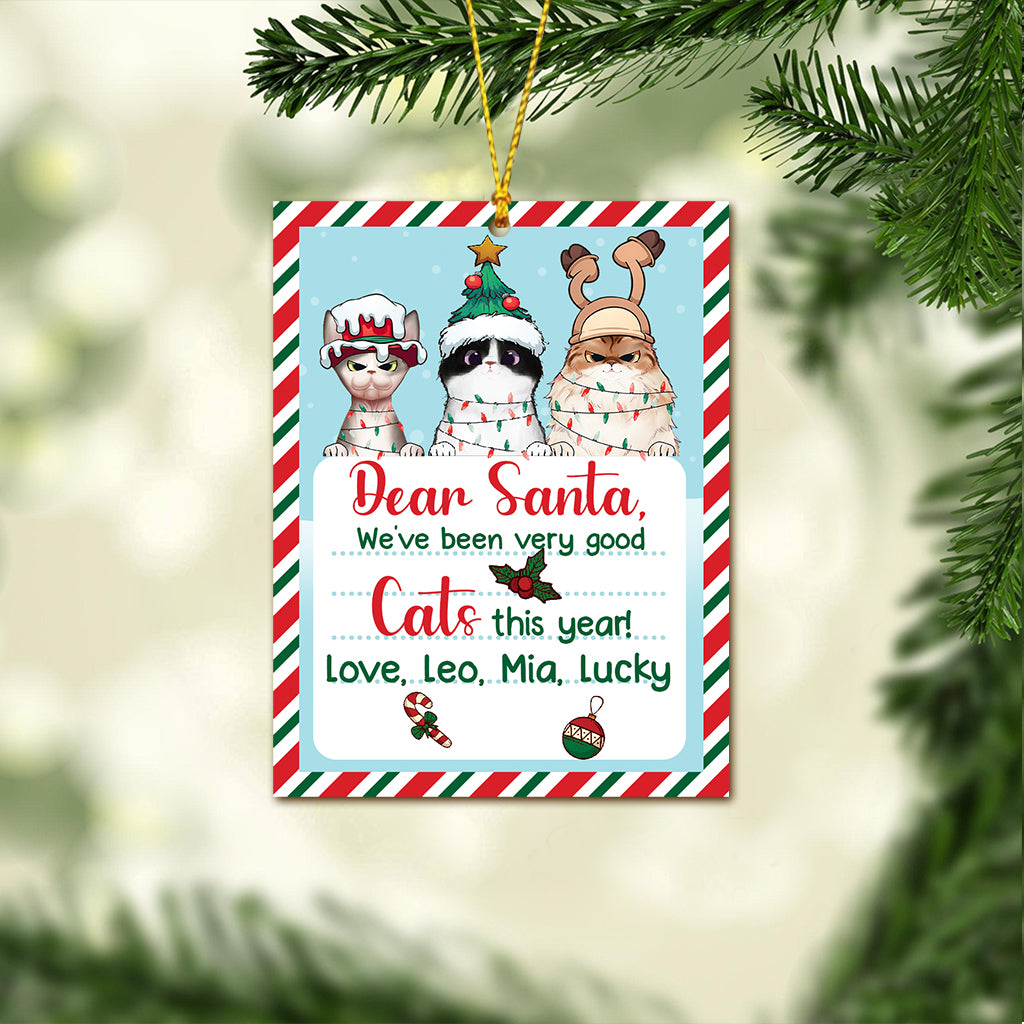 I've Been Good Cats This Year - Personalized Cat Ornament