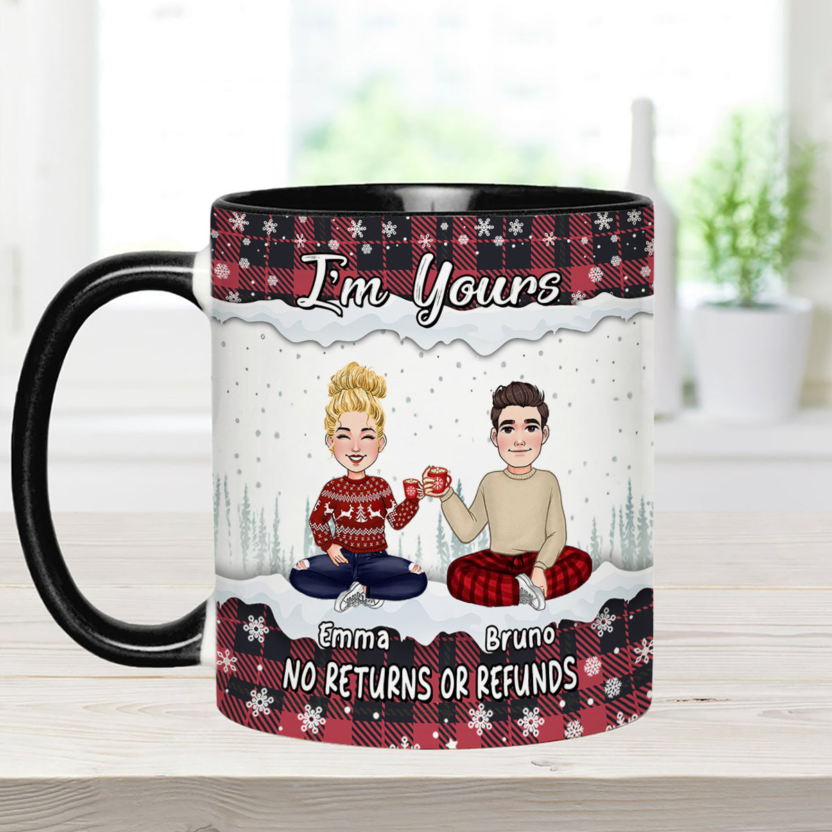 Je suis à toi - Mug personnalisé pour couple