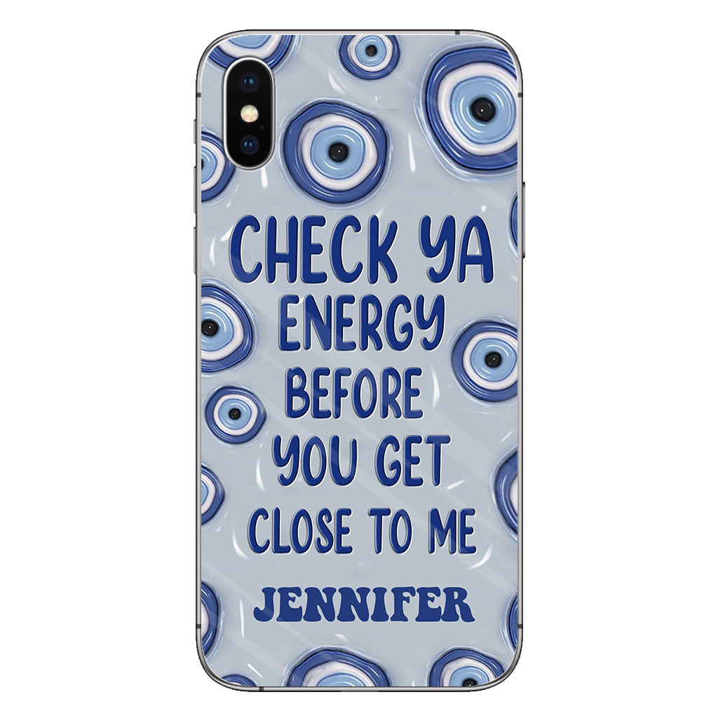 Check Ya Energy - Personalized Witch Phone Case