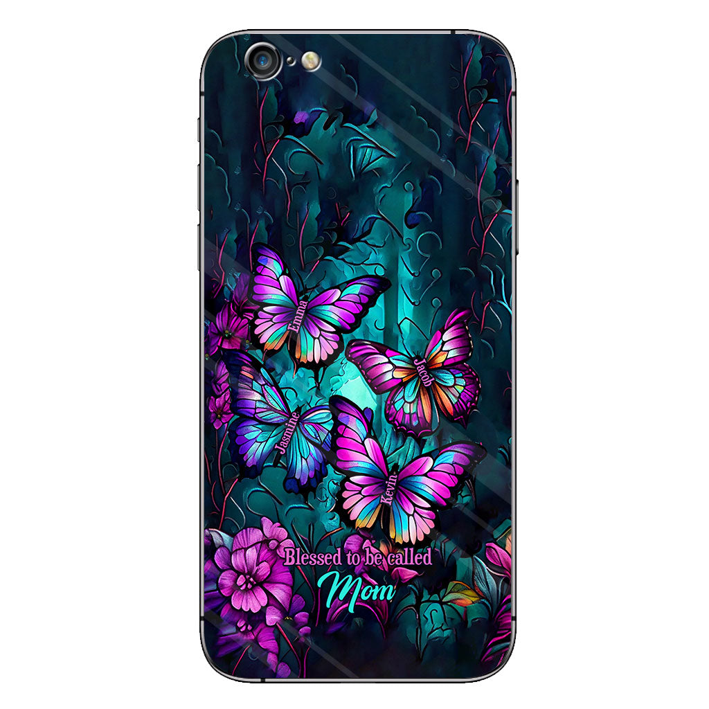 Coque de téléphone personnalisée « Papillons de grand-mère »