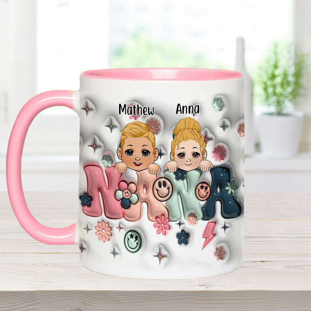 Meilleure grand-mère/mamie/mémé du monde - Cadeau pour grand-mère - Mug personnalisé